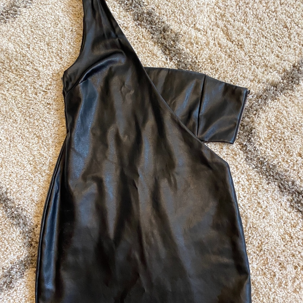 Revolve Leather Mini dress